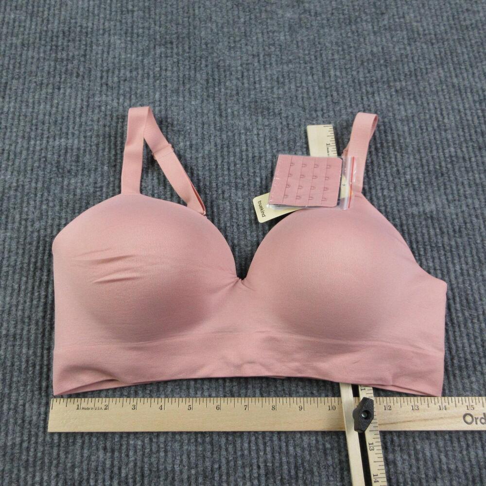 Truekind Bra Womens XL Pink Supportive Comfort Wireless Shaping Light Lined NWT